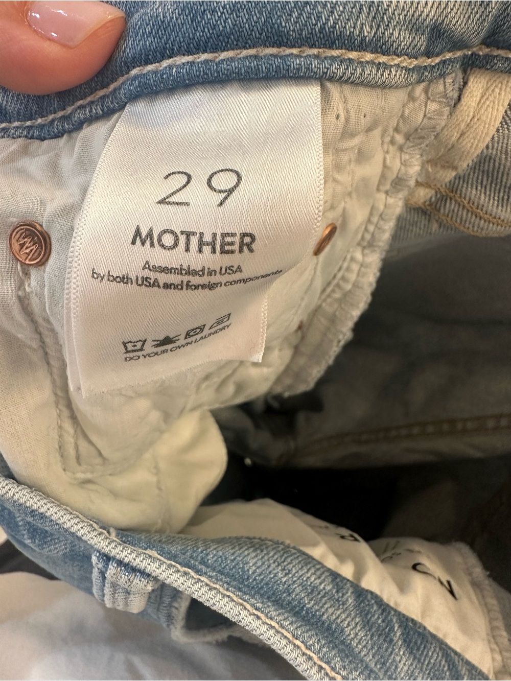 MOTHER- Mother Superior
The Scooter Ankle - Don’t Be A Square Size 29 LIKE NEW - Picture 3 of 5